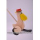 Plácačka pelikán - klobouk 